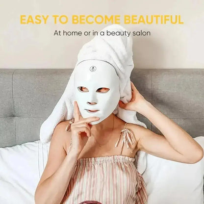 Transform Your Skincare Routine with the 7 Color LED Beauty Mask - Perfect Gift for Women!