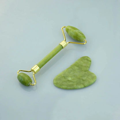 Jade Roller and Gua Sha Skincare Smooth Comfort Pack Skincare Routine