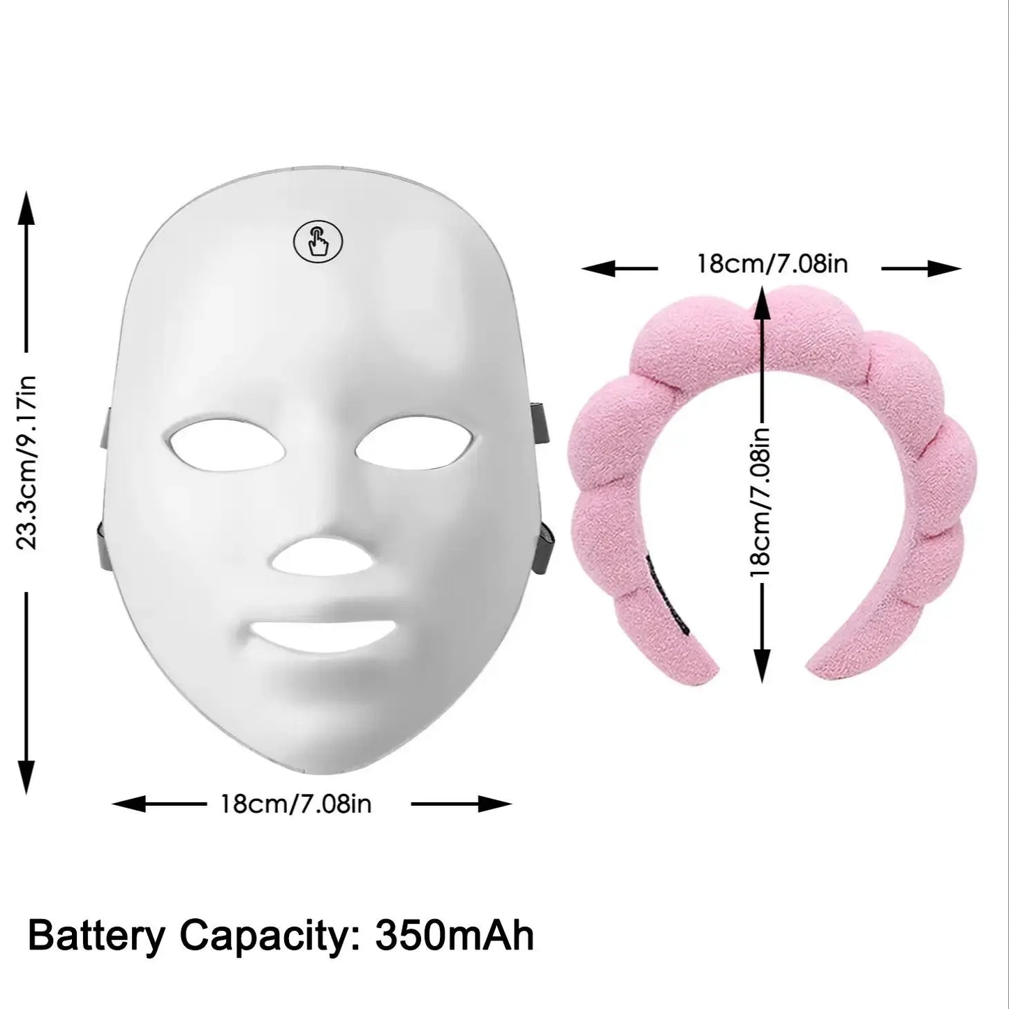 Transform Your Skincare Routine with the 7 Color LED Beauty Mask - Perfect Gift for Women!