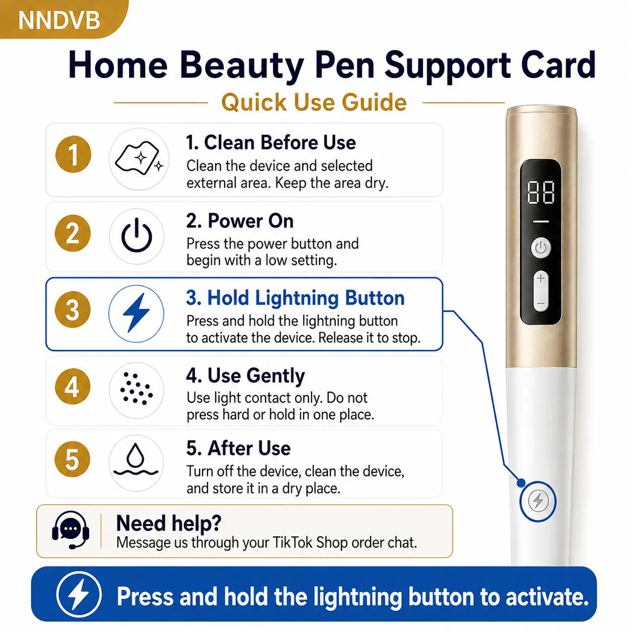 Elevate Your Skincare Routine with the Rechargeable Beauty Pen - Adjustable Blackhead Remover & Pore Cleansing Tool with USB Rechargeable Convenience