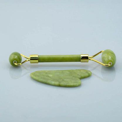 Jade Roller and Gua Sha Skincare Smooth Comfort Pack Skincare Routine