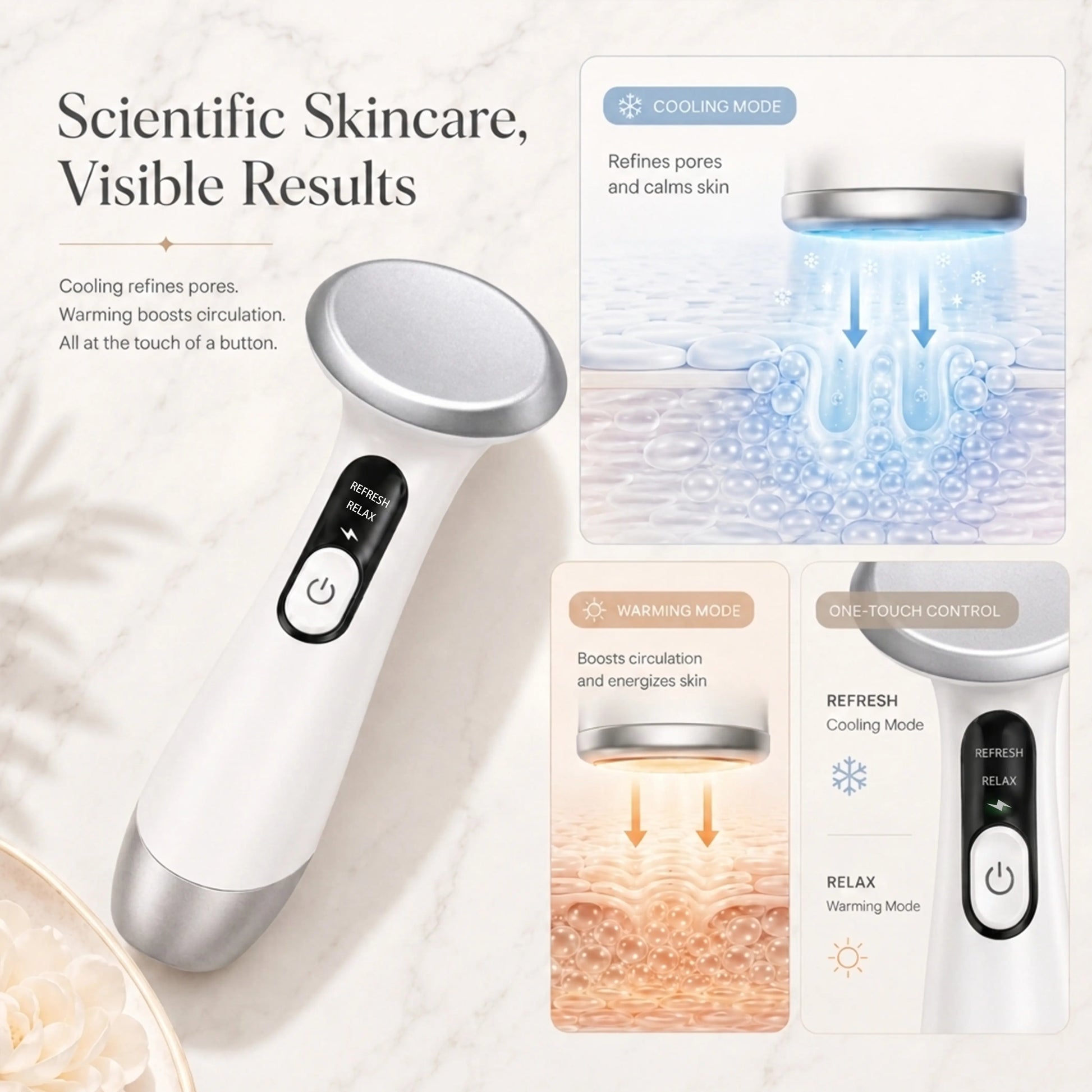 Revitalize Your Eyes with the SENLAN 3-in-1 Heated Eye Care Wand - Say Goodbye to Dryness, Puffiness, and Dark Circles with Soothing Heat, Refreshing Cooling, and Gentle Vibration!